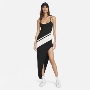 Nike Women's Black and White Asymmetrical Dress